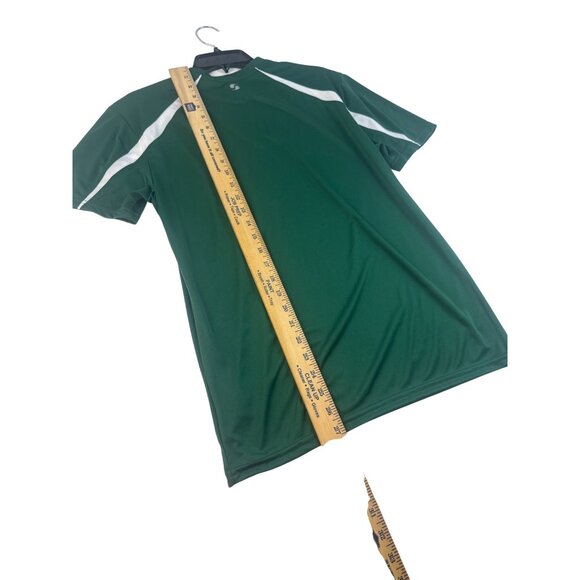 Soffe Athletic Soccer Shirt Green Size M Moisture Wicking Sports Tee - Picture 8 of 8
